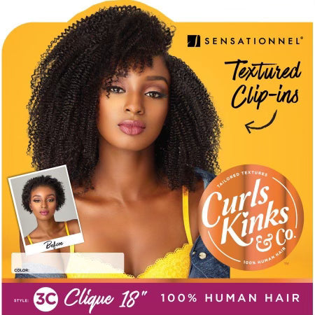 Curls Kinks & Co Textured Clip Ins 3C