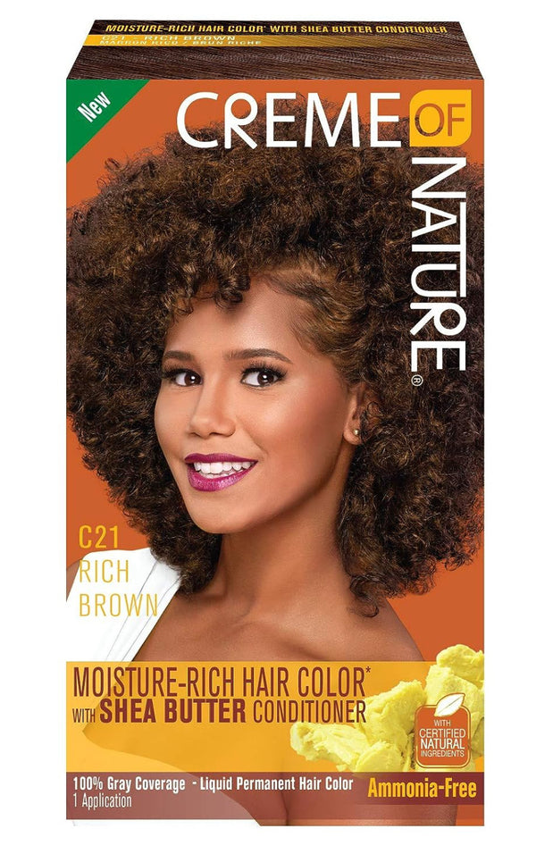 Creme of nature C21 rich brown