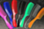 Assorted color detangle comb